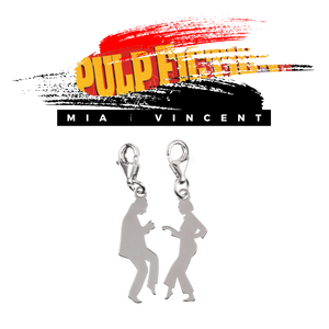 2 srebrne zawieszki Mia i Vincent
